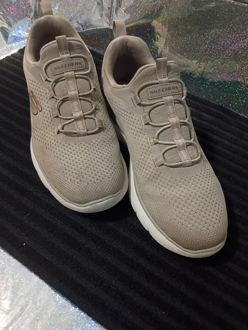Skechers Men's Slip-On Athletic Sneakers - Taupe Sz 11
